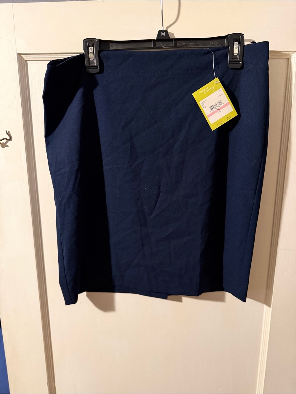 Women's Navy Pencil Skirt - Sleek Office Staple